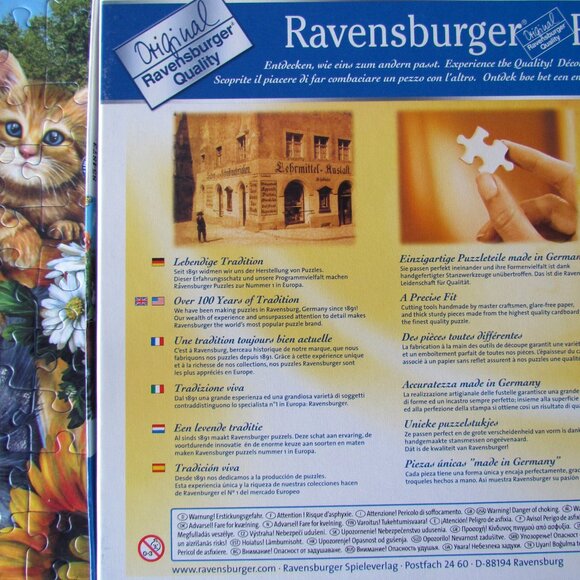 RAVENSBURGER PUZZLE - DOG & CATS, 135110  - 300 PIECE, GERMANY 2009, COMPLETE! - Picture 7 of 10